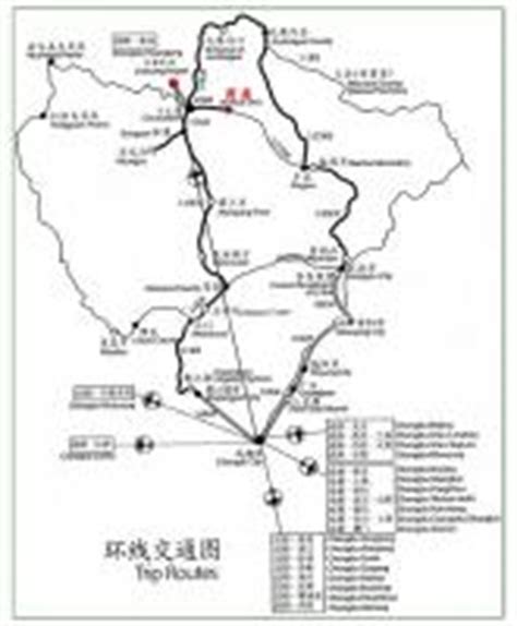 Jiuzhaigou Valley Map - Maps of Jiuzhaigou, China