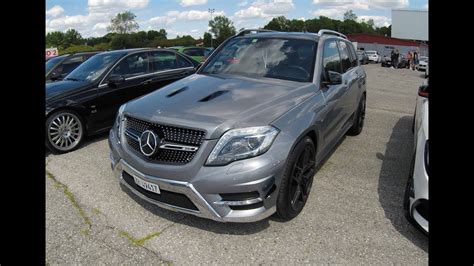 Mercedes Benz GLK X204 SUV Facelift GLK S AMG black series look tuning show car walkaround A0049 ...