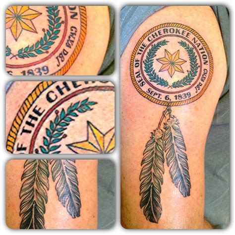 Cherokee Nation seal tattoo | Cherokee | Pinterest