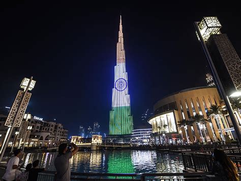 Dubai's Burj Khalifa lights up for India's Independence Day - Masala