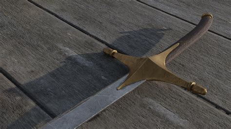 Free 3D Curve Sword Scimitar From Elden Ring - TurboSquid 1998746