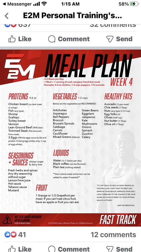 Pin by Rescuedoxiemum on E2m | Workout meal plan, Meal plan women ...