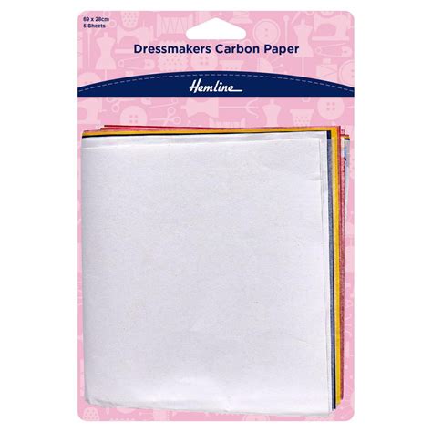 Dressmakers Carbon Paper 69 x 28cm / 27 5/8″ x 11″ 5 sheets – Hemline