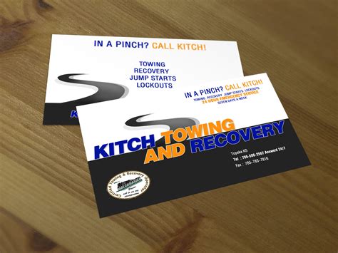 Towing Business Cards Templates