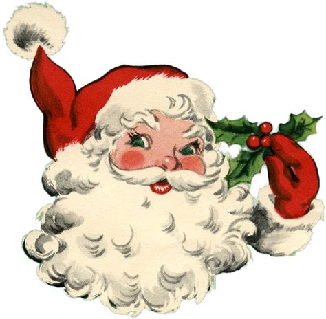 Adorable Santa Image! - The Graphics Fairy