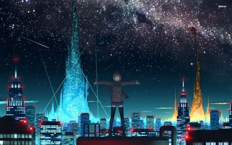 City Night Anime Wallpapers - Wallpaper Cave