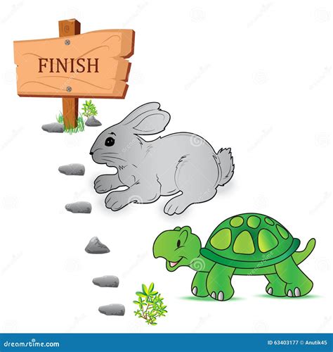 Clipart Hare And Tortoise Race