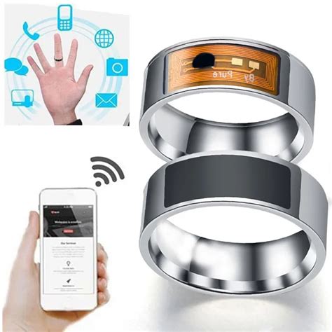 1PC Magic Finger NFC Smart Rings Digital For Electronics Android Window ...