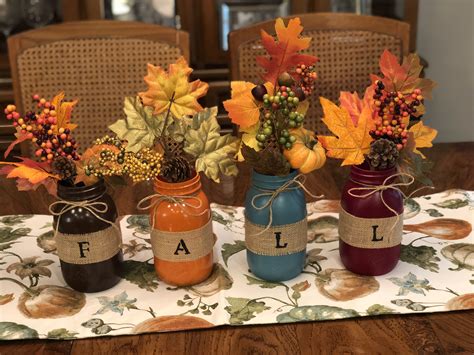 Fall Mason Jar craft -fun and easy to make with grandkids | Fall mason jar crafts, Fall mason ...