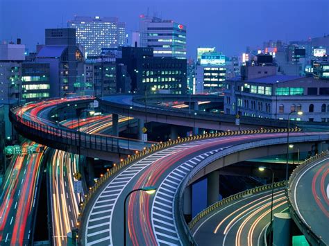 Tokyo Highway at night [1600x1200] : InfrastructurePorn