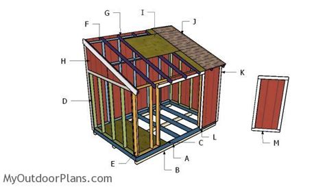 Lean to Shed Roof Plans | MyOutdoorPlans | Free Woodworking Plans and ...