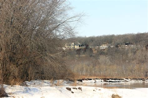 Winter Landscape View at Minnesota Valley State Park, Minnesota image ...