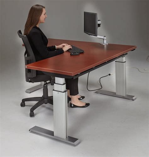 99+ Height Adjustable Corner Desk - Country Home Office Furniture Check more at http://www.sewc ...