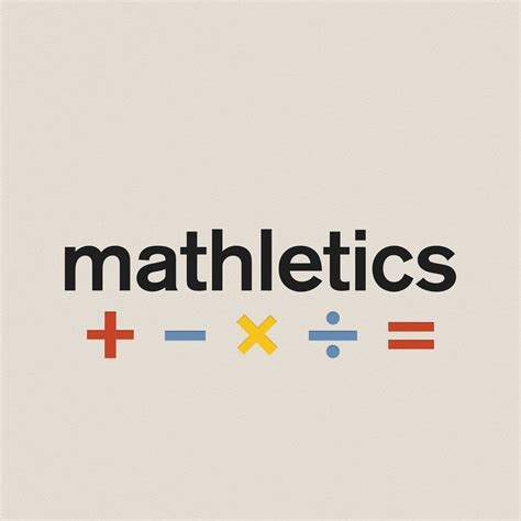 mathletics #mathlete #symbols #math #bauhaus #primary #learning #typography #ampersand #minimal ...