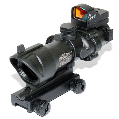 Trijicon ACOG TA31 Riflescope 4X32 Scope With Auto Red Dot Black New ...