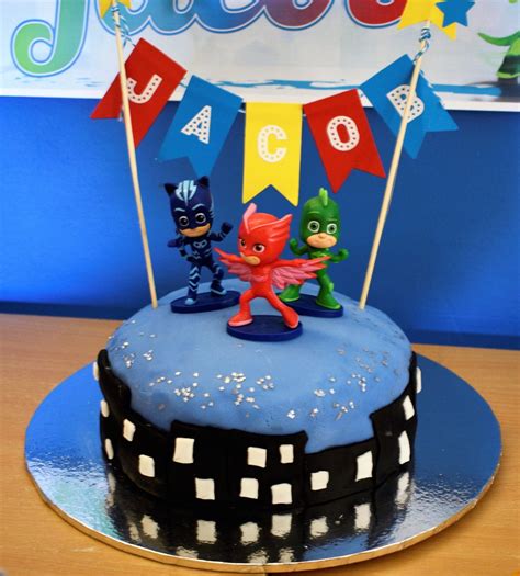 Pj masks cake #pjmasks #pjmaskparty #pjmaskscake Pj Masks Birthday Party Boys, Kids Birthday ...