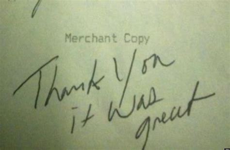 'Single Mom' Leaves Outrageous Note On Dinner Receipt (PHOTO) | HuffPost