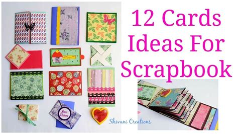 How to make Scrapbook Pages/ 12 Birthday Card Ideas/ DIY Birthday Scrapbook Part Two - YouTube ...