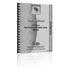 New Holland 273 Baler Parts Manual