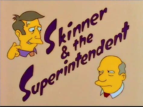 Skinner & The Superintendent Theme - Simpsons Wiki