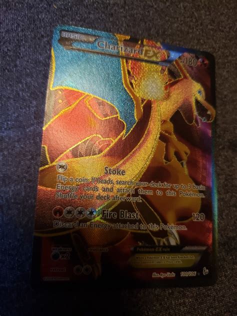 Pokemon Charizard EX Full Art XY Flashfire 100/106 HP Values - MAVIN