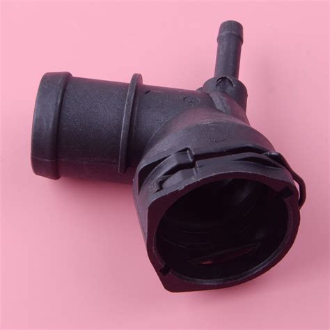 APDTY 738116 Radiator Coolant Hose Connector Adapter Coupler With 45 Degree Neck Fits Select ...