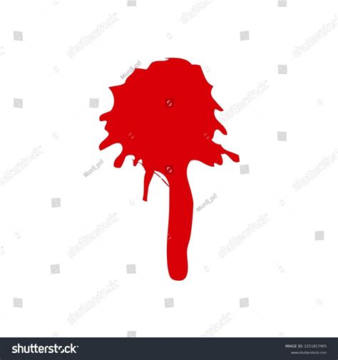 Blood Splatter Icon Illustrations Suitable Depicting Stock Vector (Royalty Free) 2251817405 ...