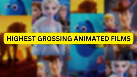 Highest-Grossing Animated Films - Age Rating JuJu