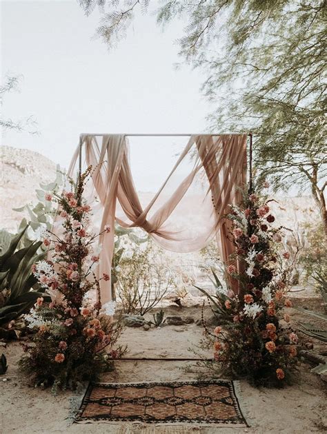 Boho Wedding Backdrop — Sweet & Lovely Co. | Boho wedding backdrop, Outdoor wedding backdrops ...