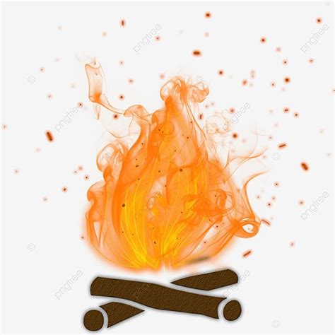 Blaze White Transparent, Ashes On The Blazing Campfire, Fire, Ashes, Cute Wood Fire PNG Image ...