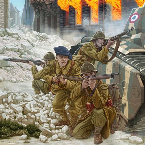 ArtStation - "WW2 French Infantry"