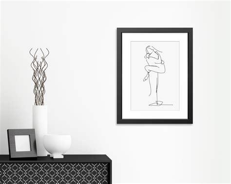 Couple Line Art Minimalist Art Love Print Line Drawing | Etsy