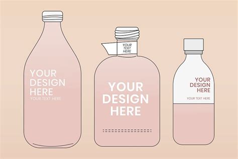 Bottle mockup, product packaging psd | Free PSD Mockup - rawpixel