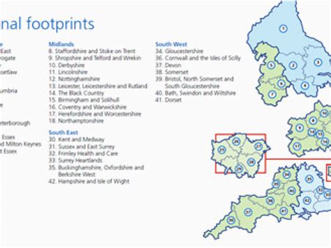 Map Of Nhs Trusts In England Full Details New Nhs England and Improvement Structure News ...