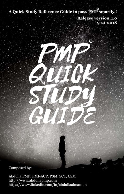 PMP Quick Study Guide-PMASPIREPMaspire