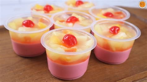 Fruit Cocktail Jelly Cups | Fruit Salad Jelly | Mortar and Pastry - YouTube