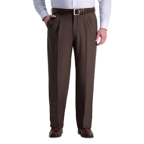 Haggar - Big & Tall Haggar Premium Comfort Expandable-Waist Classic-Fit ...