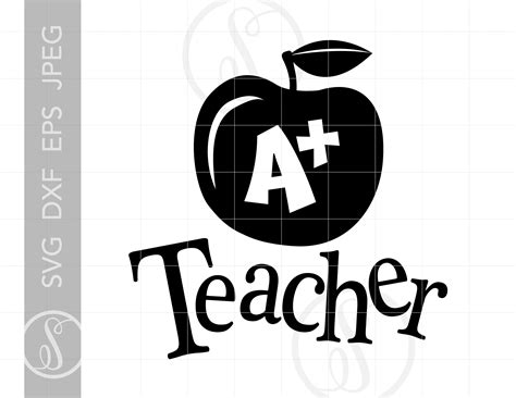 A Teacher SVG Vector A Teacher Clipart A Teacher - Etsy