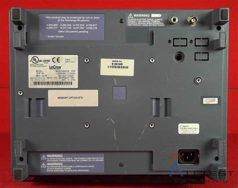 Wavesurfer 454 (Lecroy) | LeCroy WaveSurfer 454 Oscilloscope 500 MHz, 2 GS/S | Alltest Instruments.