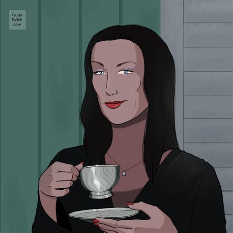 Morticia Fanart by PaulaEdith on DeviantArt