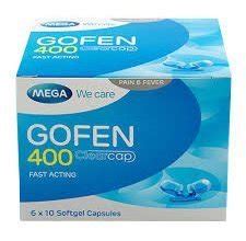 GOFEN 400MG CAPS 60'S ~ DMRC Kenya