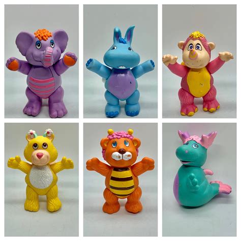 1980s Disney Hasbro Wuzzles - Set of Six - Plastic Poseable | Nostalgic toys, Hasbro, Disney