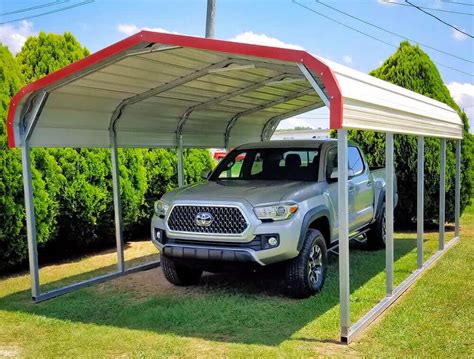 12x20 Regular Roof Carport - Alan's Factory Outlet