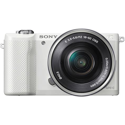 Sony Alpha a5000 Mirrorless Digital Camera ILCE5000L/W B&H Photo