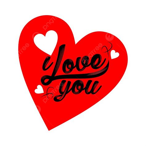 I Love You Vector Hd PNG Images, I Love You, Love, Heart PNG Image For ...