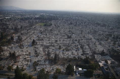 Photos: Aerial views of wildfire destruction in Santa Rosa