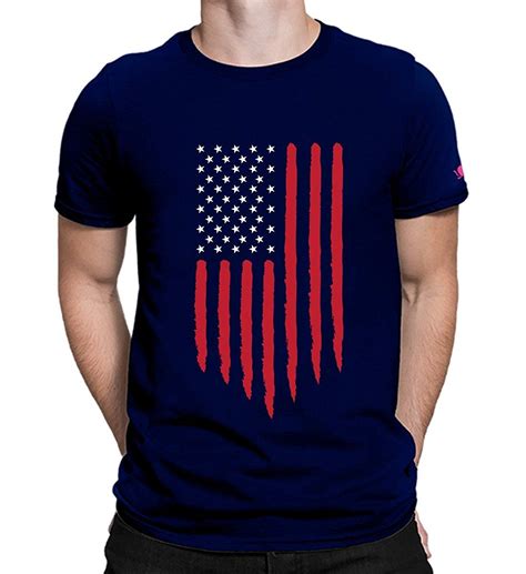 Graphic Printed T-Shirt for Men USA Flag T-Shirt