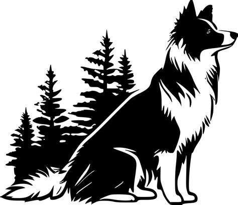 Border Collie - High Quality Vector Logo - Vector illustration ideal ...