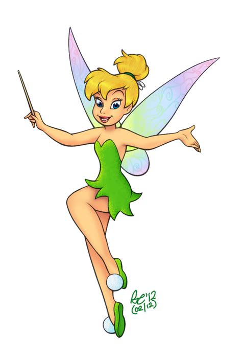 Tinkerbell Colour-In by PonellaToon on deviantART | การ์ตูน, อักษรกราฟ ...