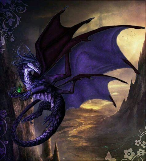 Beautiful purple Dragon. | Fantasy dragon, Dragon pictures, Dragon images